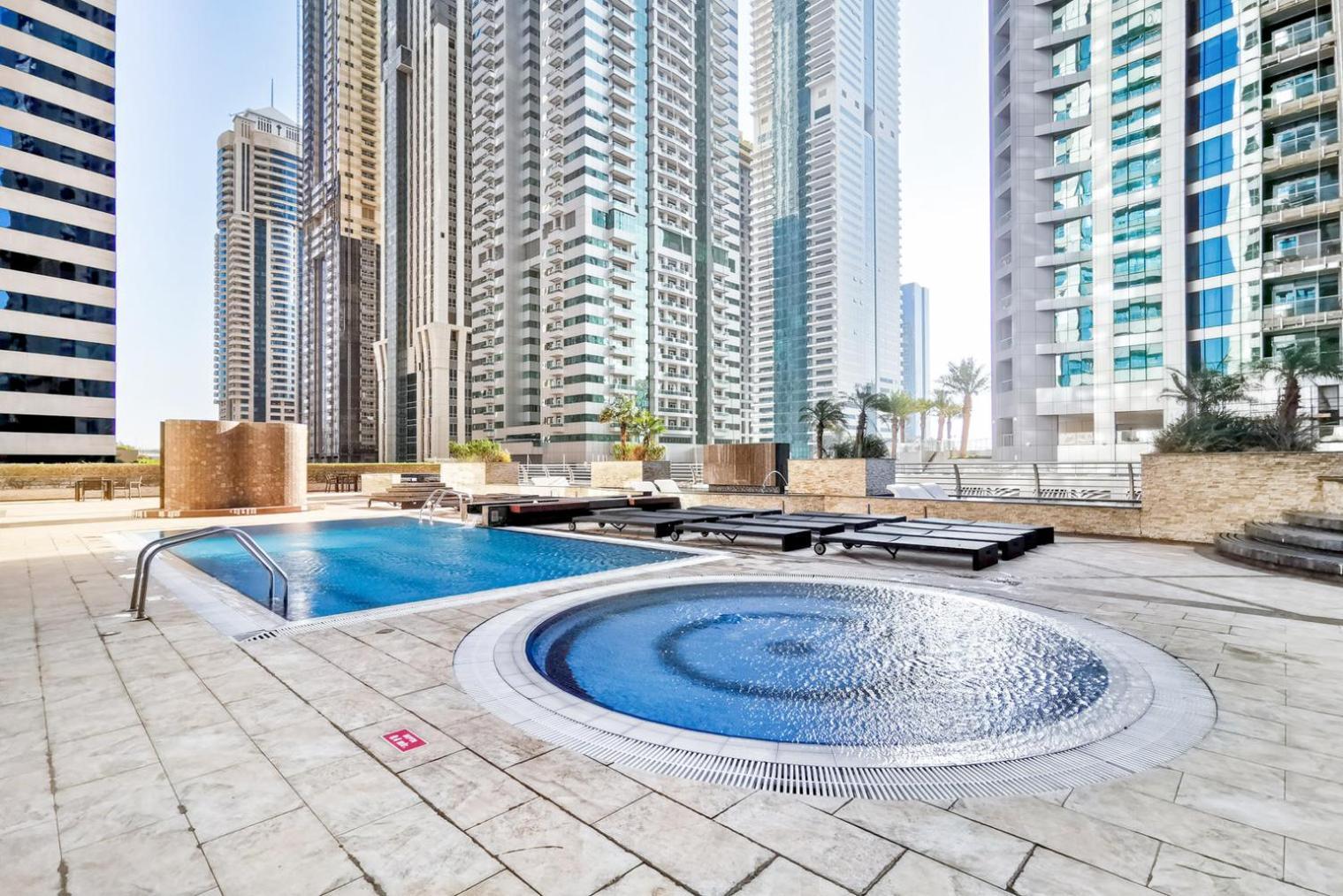Apartment Blueground Marina Pool Gym Dxb-287 *