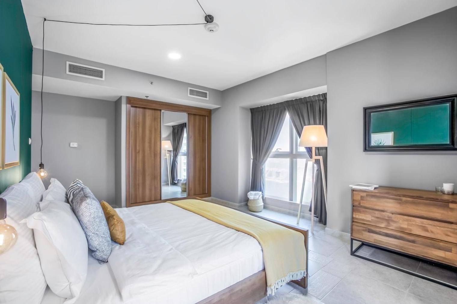 Blueground Marina Pool Gym Dxb-287 Apartment *