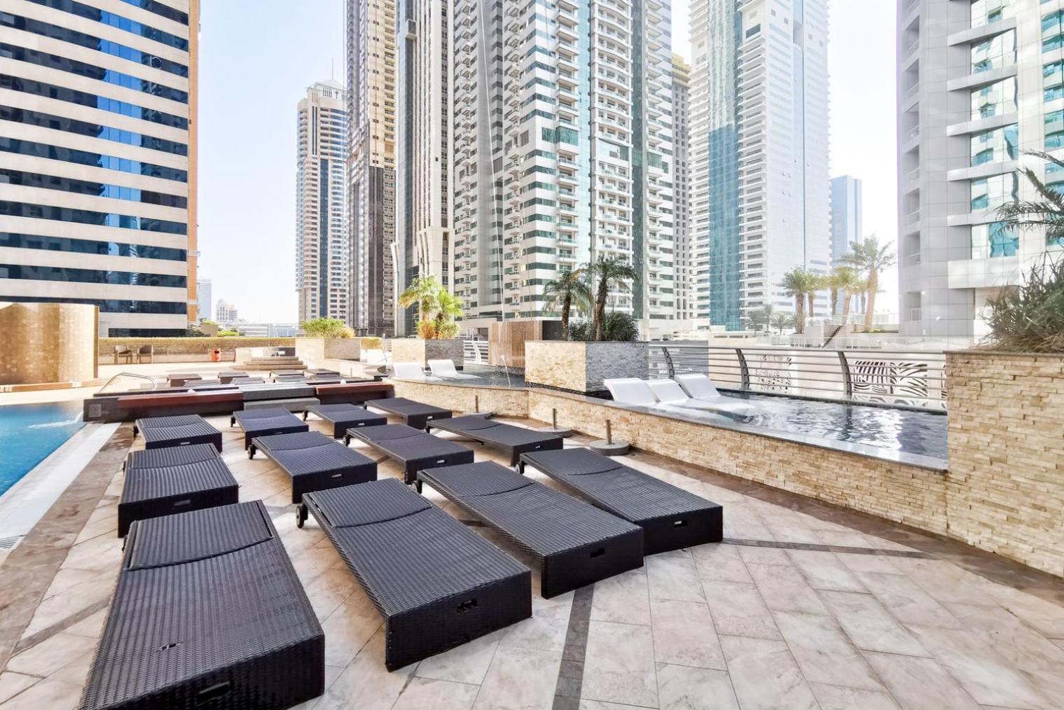 Apartment Blueground Marina Pool Gym Dxb-287 *